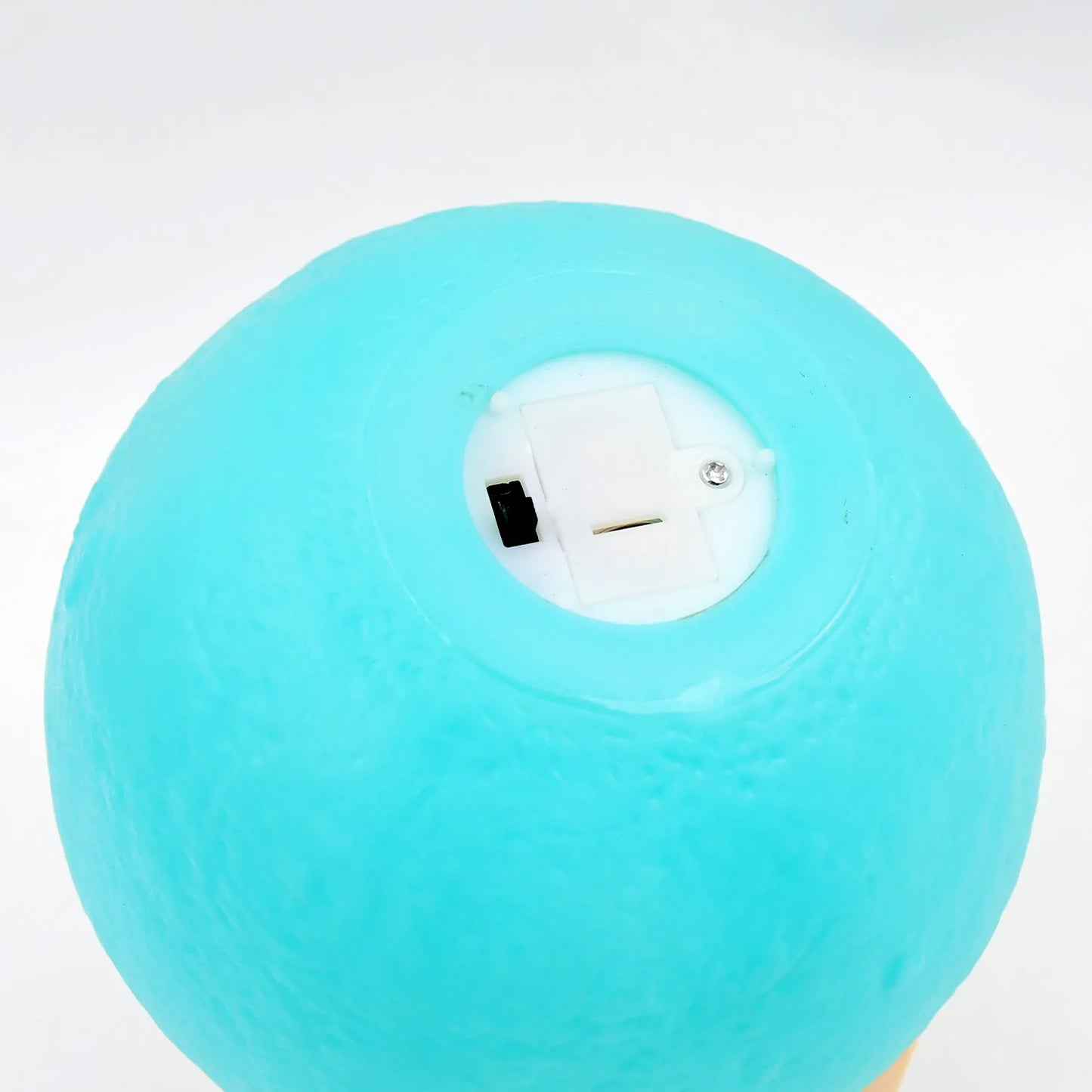 Moon Night Lamp Blue Color With Plastic Stand (15 X12 Cm 1 Pc)