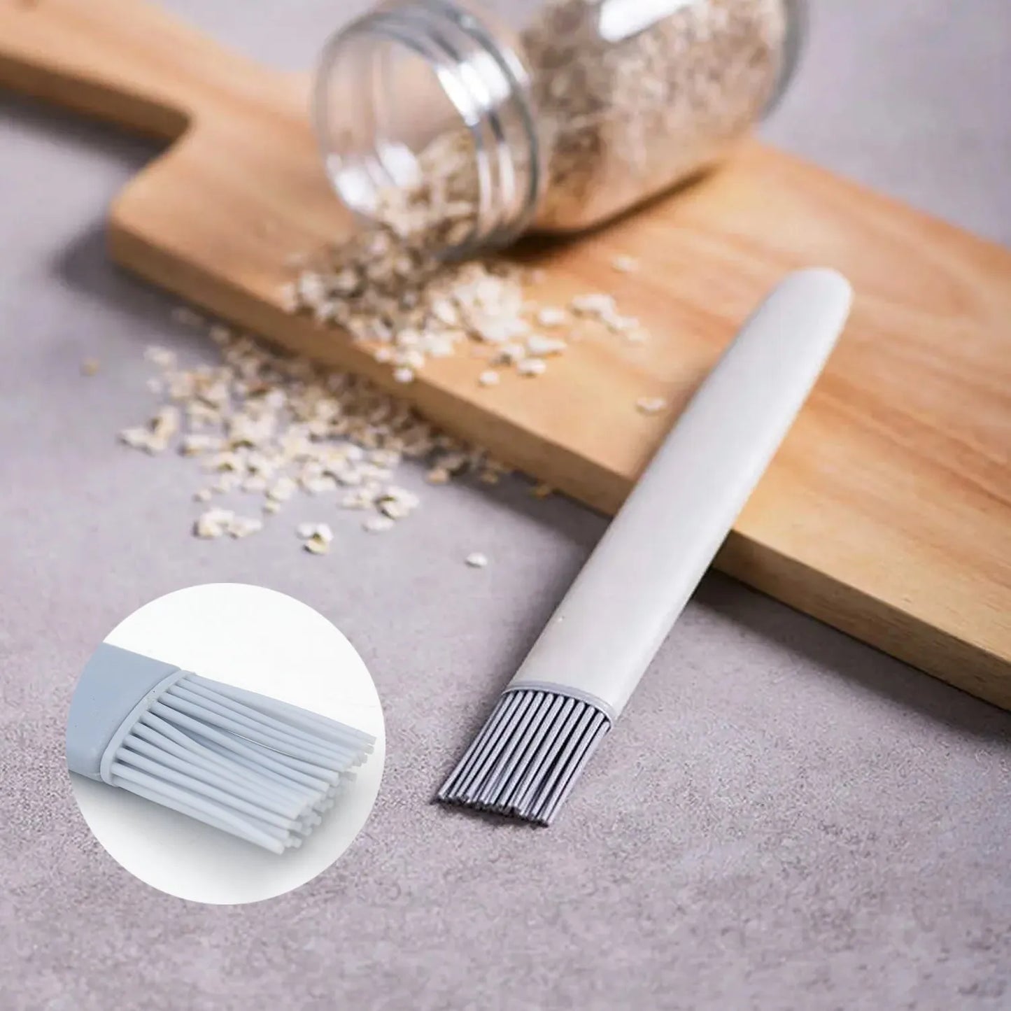 Pastry Brush Basting Brush Bbq Sauce Marinade Meat Silicone Oil Brush (1 Pc)