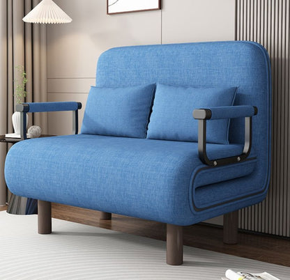 Manufacturer Wholesale Fabric Living Room Furniture Sofa Set Sofabed Folding 2 Seater Multifunctional Lazy Sofa Bed